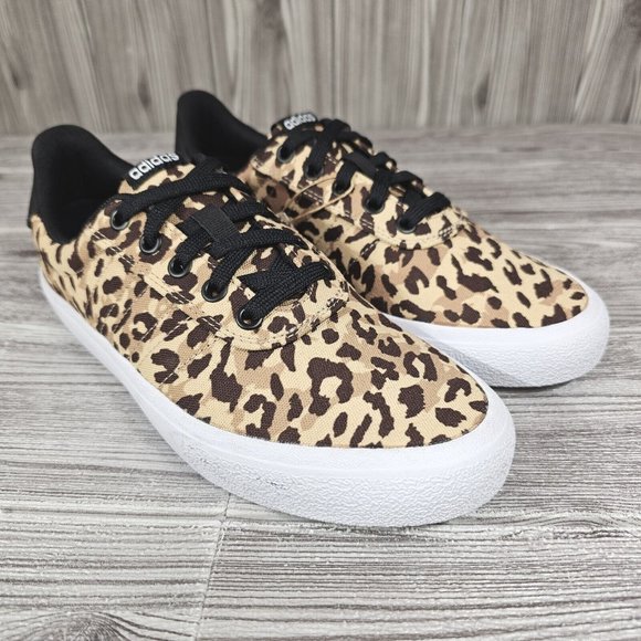 Adidas x FARM Rio Vulcraid3R Beige Leopard Skate Shoe GW9185-Women's Size 6.5NEW - Picture 10 of 14